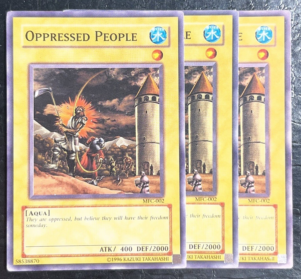 3x Oppressed People MFC-002 Magician’s Force Unlimited LP Playset