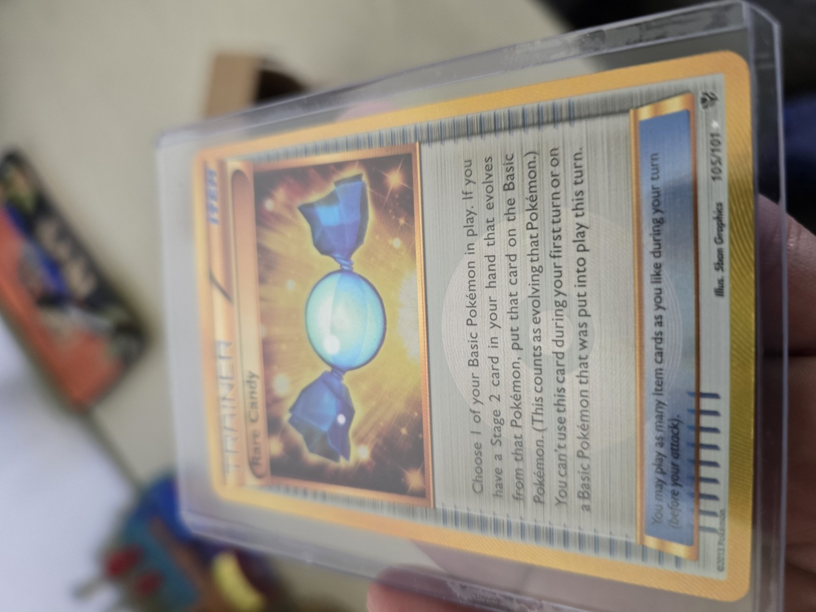 Pokemon TCG Rare Candy 105/101 Secret Rare Trainer-Item EX Sandstorm ENG