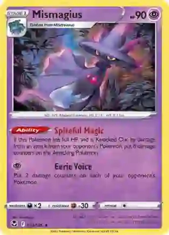 Mismagius – 064/195 – Rare – Near Mint