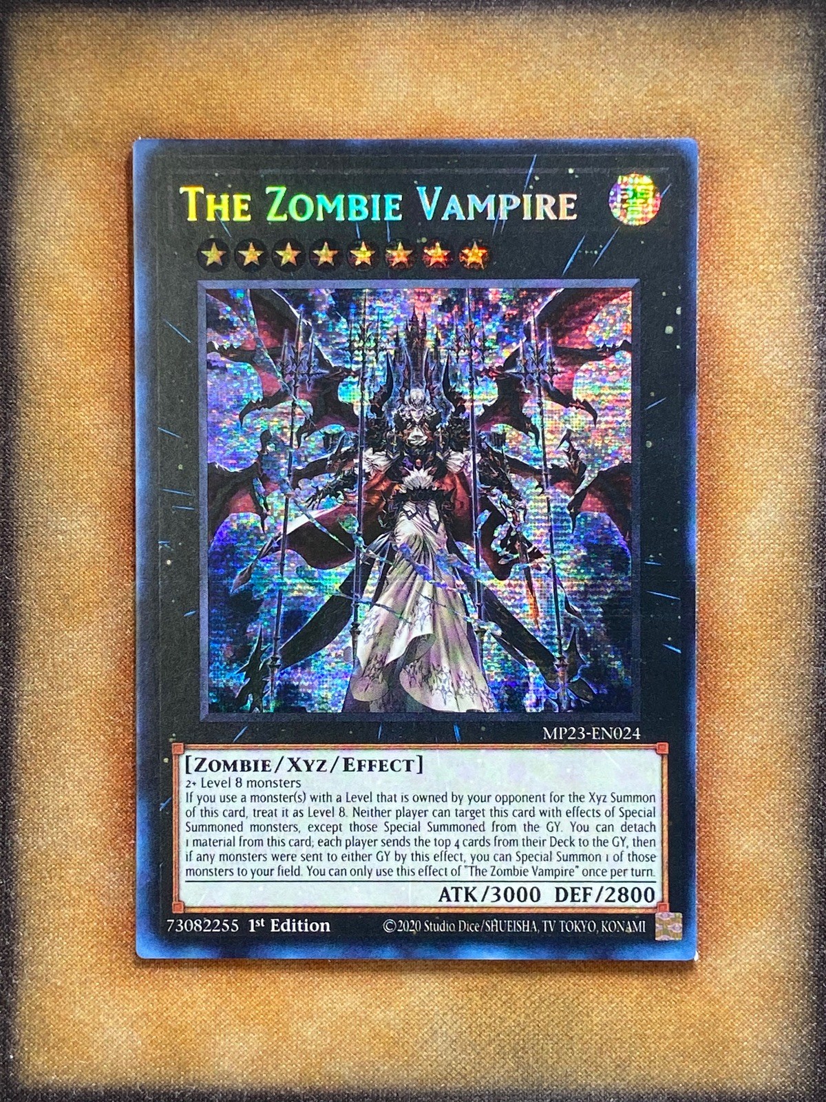 Yugioh The Zombie Vampire MP23-EN024 Secret Rare 1st Ed NM