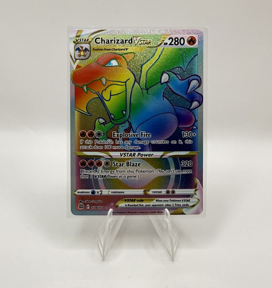 Charizard VSTAR 174/172 Secret Rare Holo – SWSH09 Brilliant Stars
