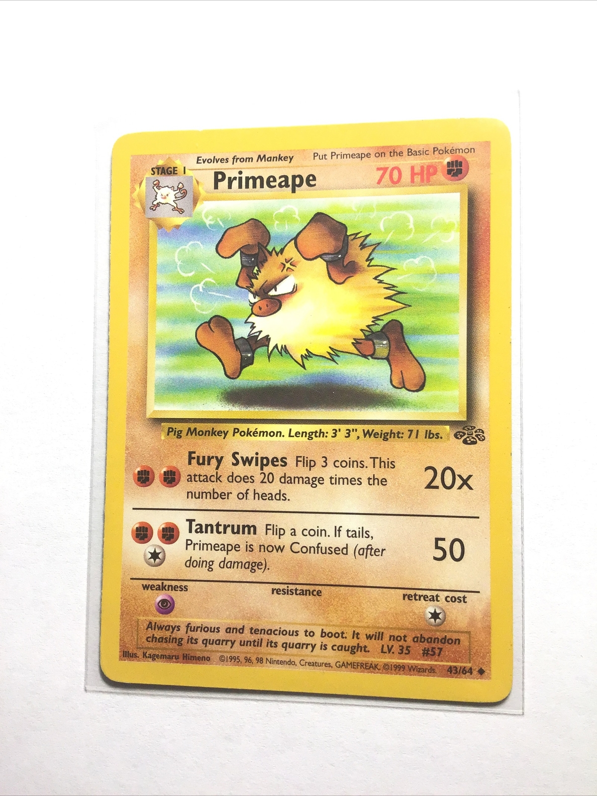PRIMEAPE – 43/64 – Jungle – Pokemon Card – PL