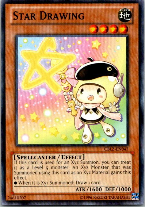 Star Drawing CBLZ-EN043 Yu-Gi-Oh! Card Light Play Unlimited
