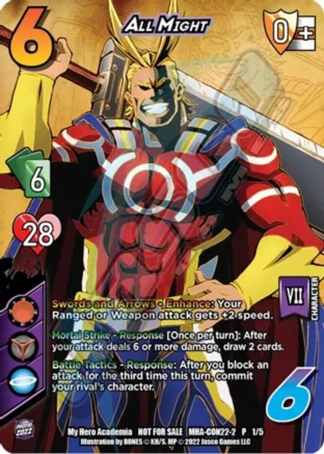 1X-All Might (Gencon 2022)-MHAPR: My Hero Academia Promos (Retro)-Universus