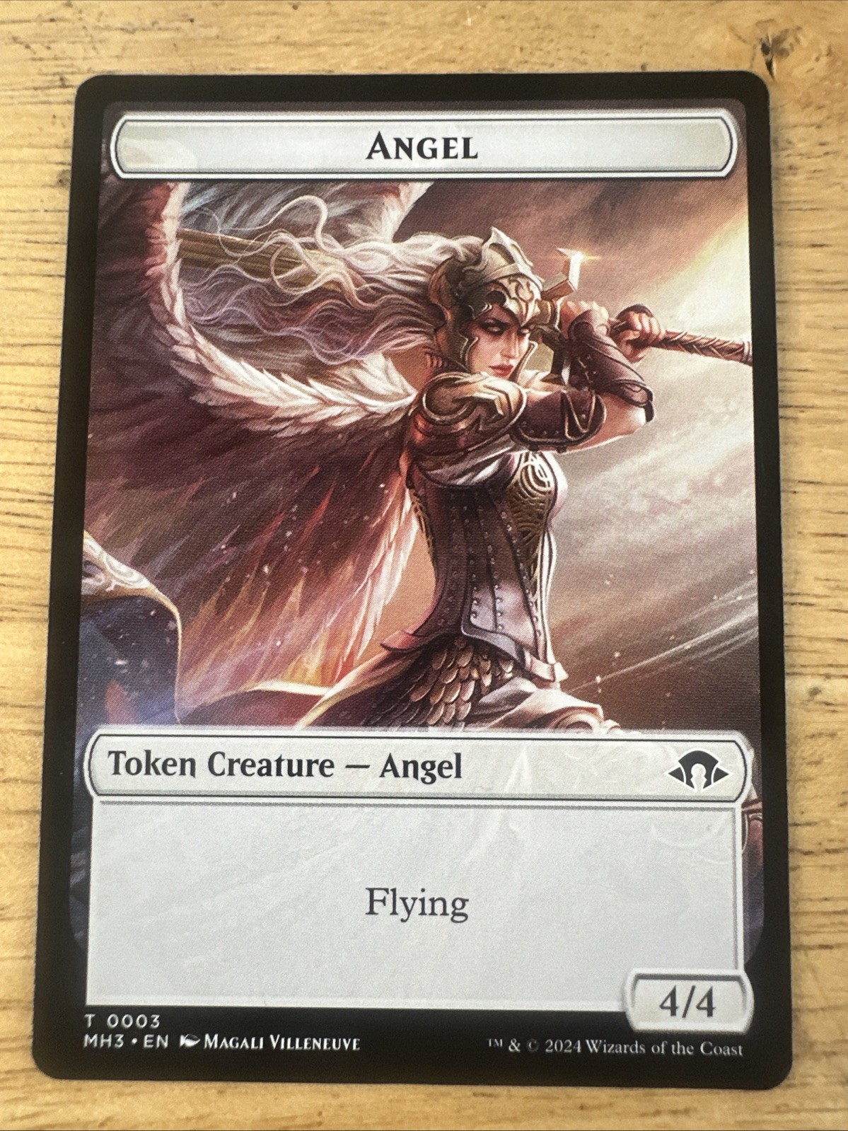 Angel (4/4 Flying) MTG Modern Horizons 3 Token NM x1 – Magic Card
