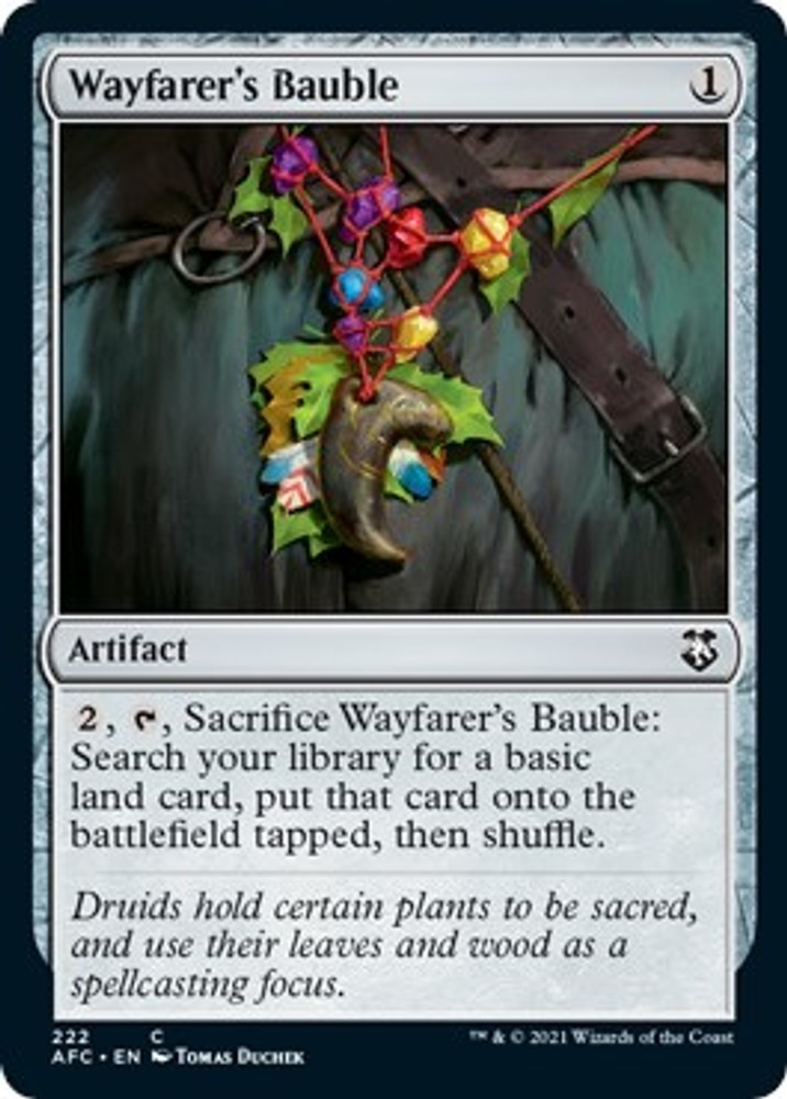Wayfarer’s Bauble Normal [AFC – 222] NM Magic