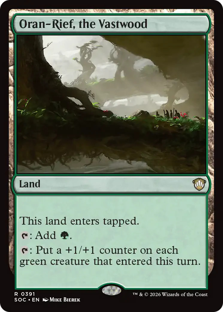 MTG Oran-Rief, the Vastwood [Secrets of Strixhaven Commander] Near Mint Magic