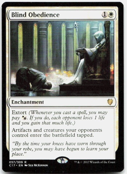 Blind Obedience NM R Commander 2017 57