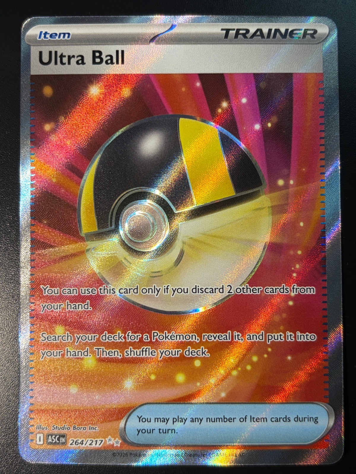 Ultra Ball – Holo Ultra Rare ME: Ascended Heroes 264/217 NM