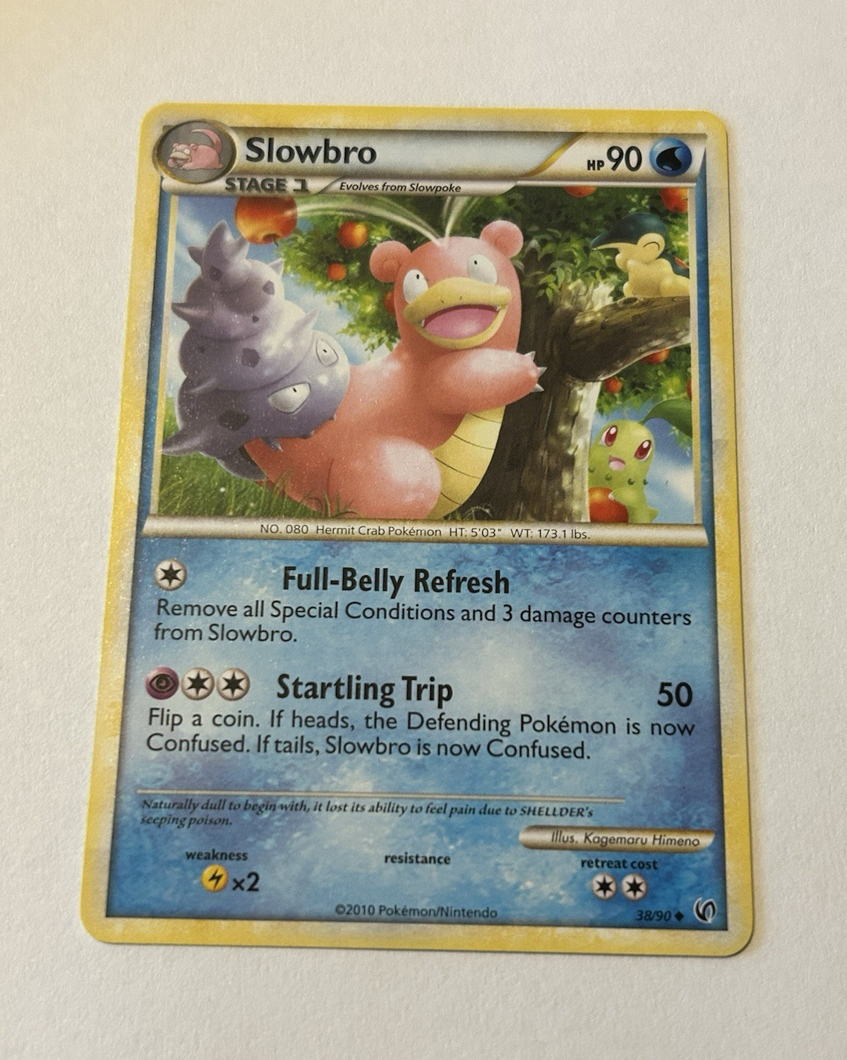 Slowbro 38/90 Undaunted Uncommon Pokemon TCG lightly Played