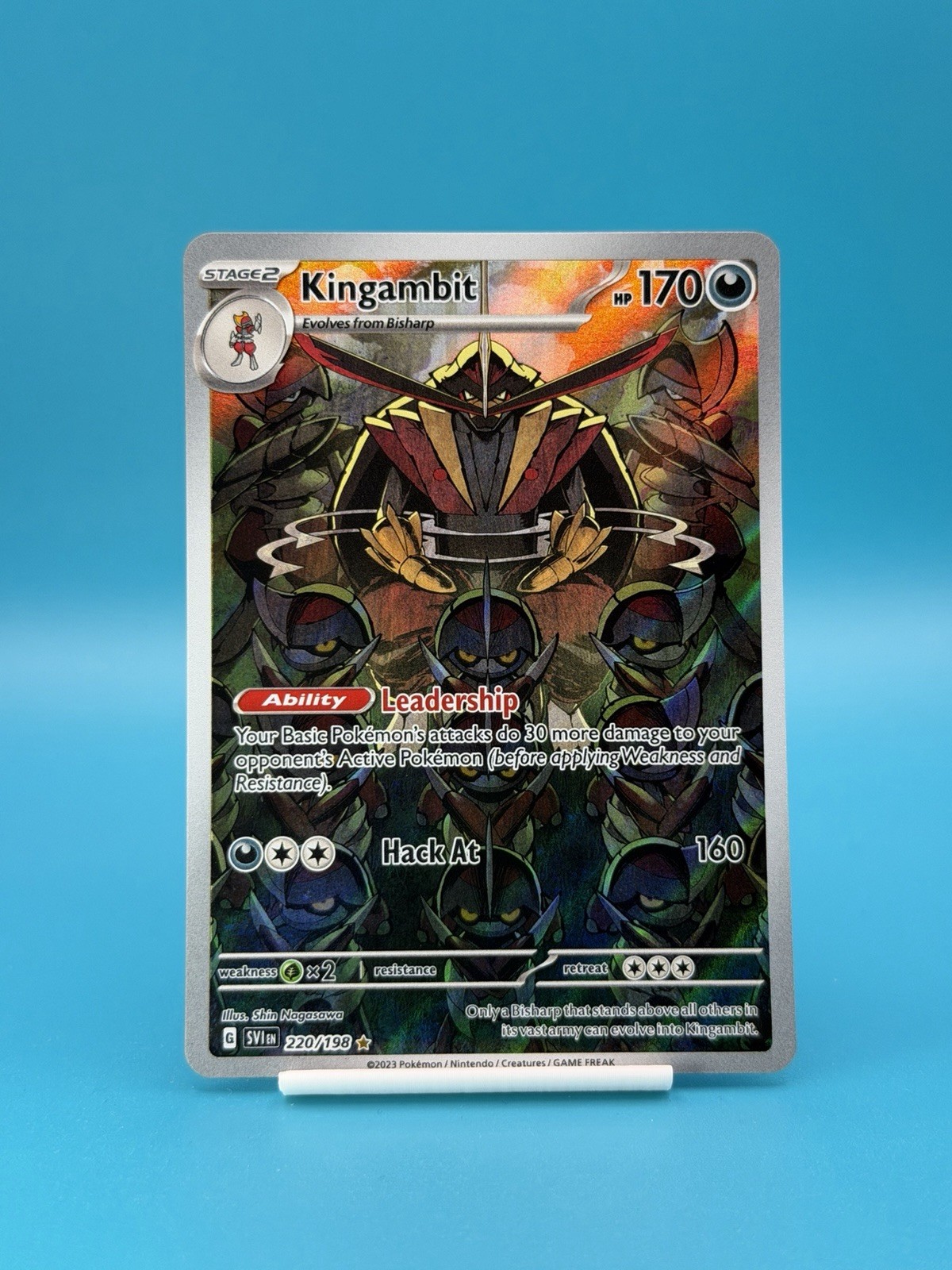 Kingambit 220/198 SV01: Scarlet & Violet Base Set Holo