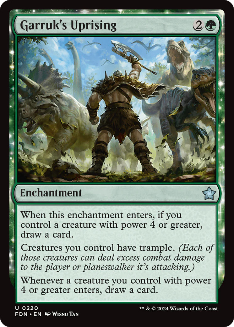 Garruk’s Uprising [Foundations] Near Mint
