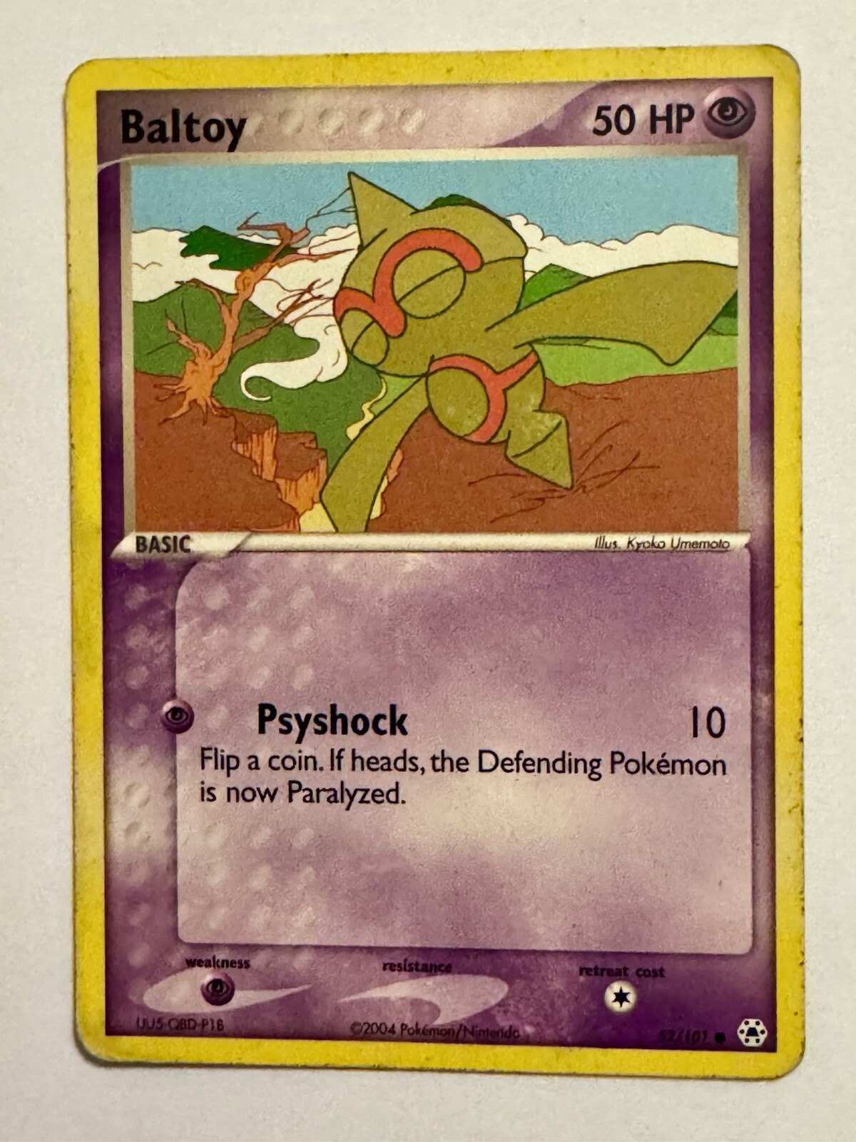 Pokemon Baltoy (52/109) Hidden Legends