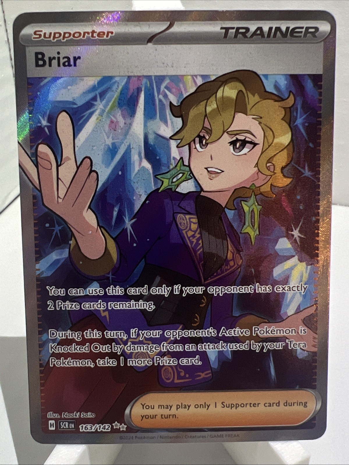 Briar Ultra Rare Pokemon Stellar Crown 163/142