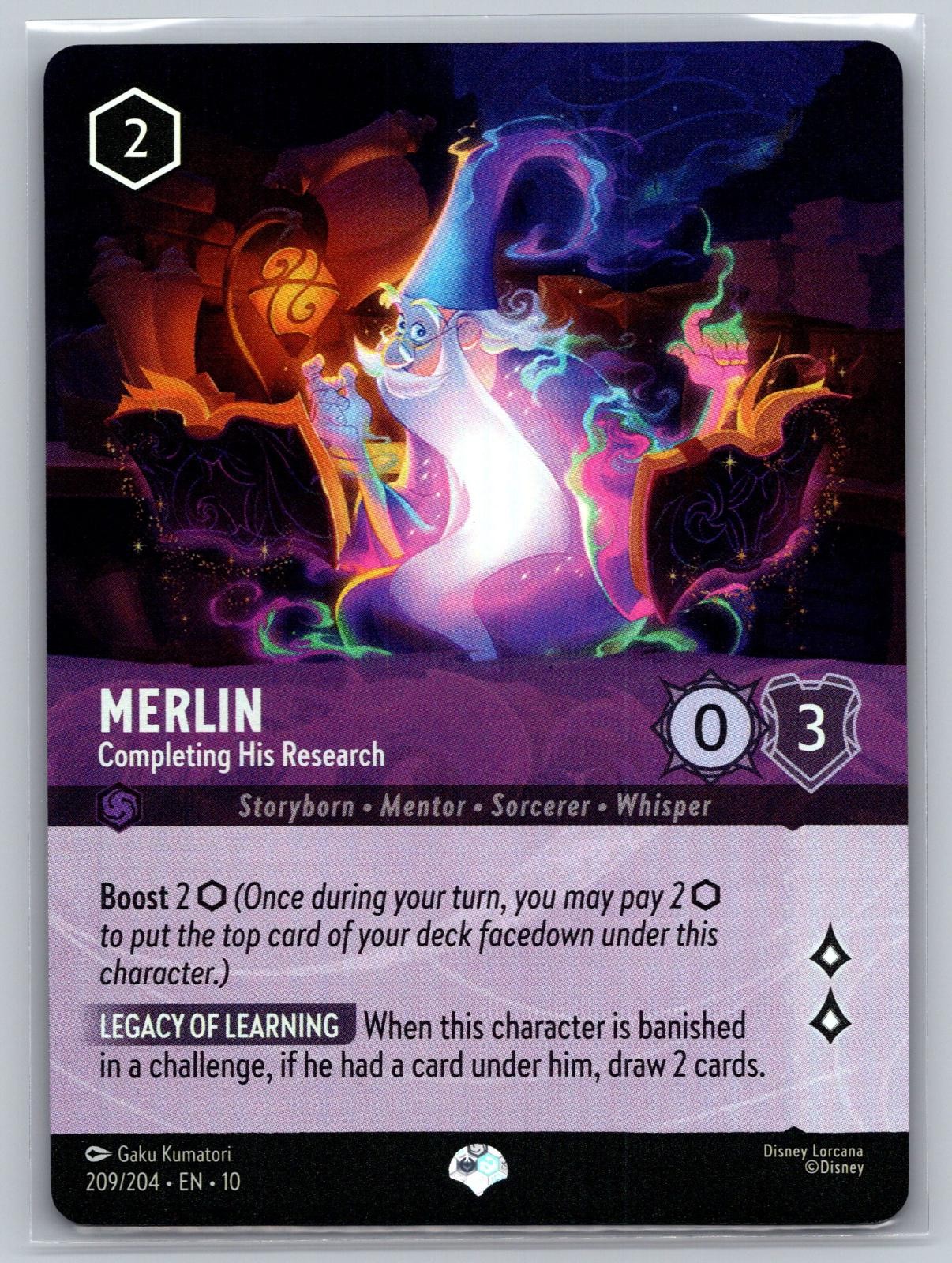 Merlin – Completing His Research (Epic) 209/204 Epic Whispers in the Well NM