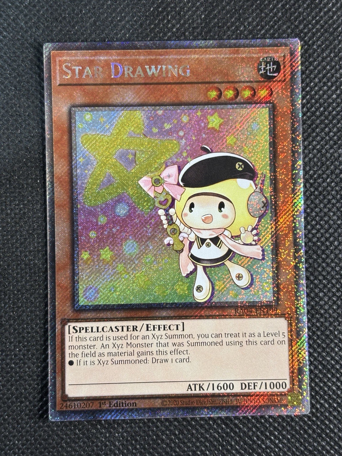 YuGiOh! – Star Drawing RA04-EN199 Platinum Secret Rare 1st Edition Near Mint