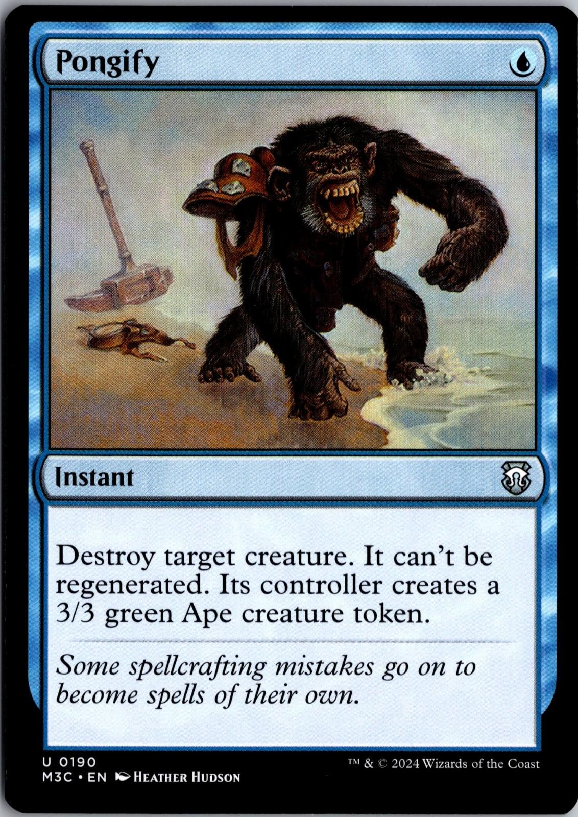 Pongify 190 Uncommon Commander: Modern Horizons 3 Magic: The Gathering Near Mint