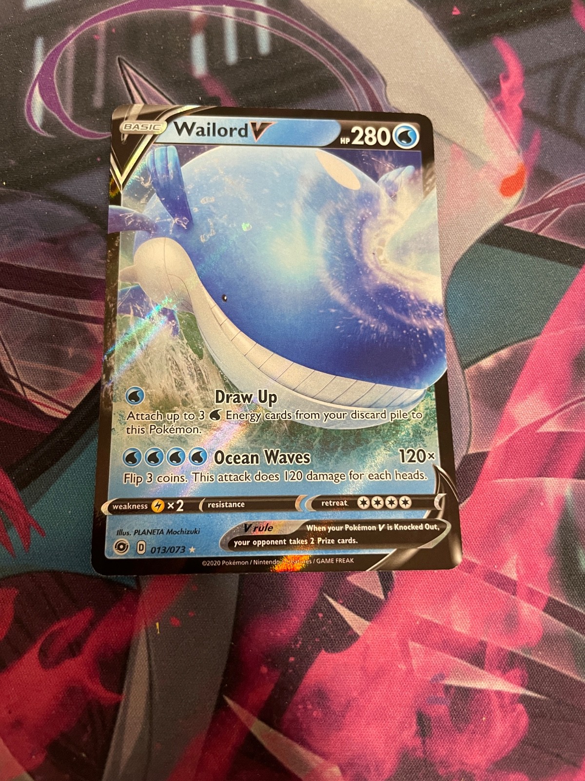 POKEMON – WAILORD V – 013/073 – ULTRA RARE – CHAMPION’S PATH – NM