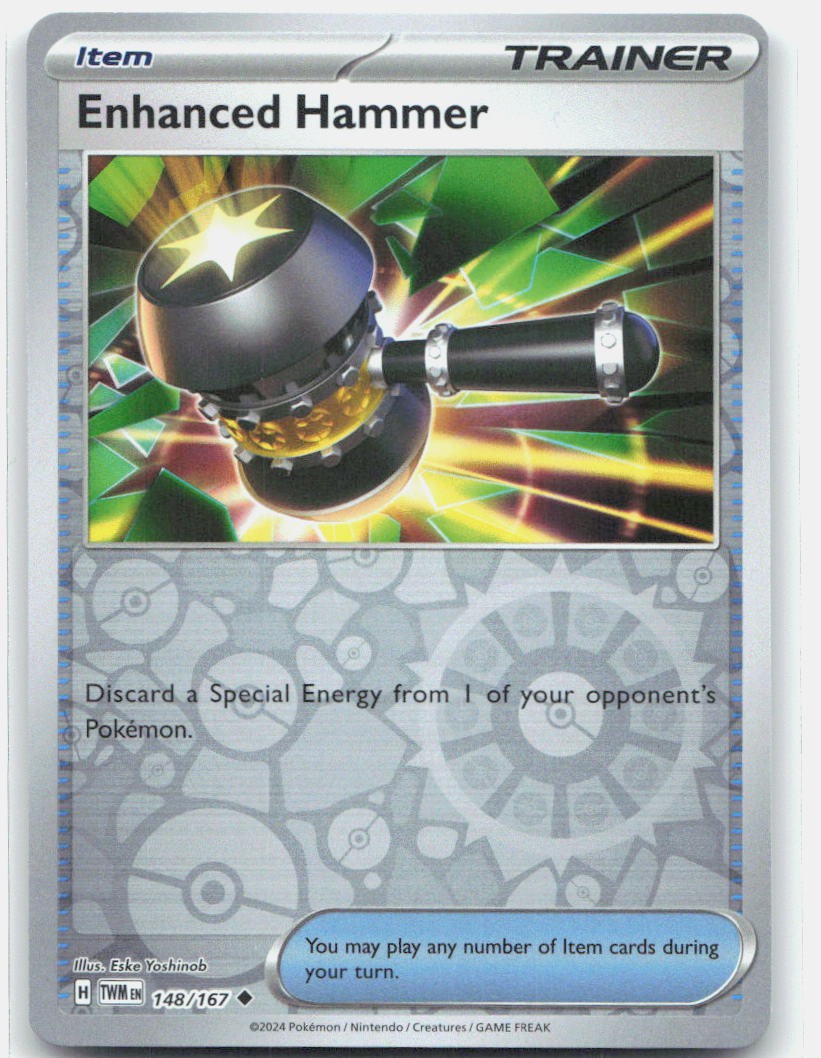 Enhanced Hammer – Reverse Holo Uncommon SV06: Twilight Masquerade 148/167 NM