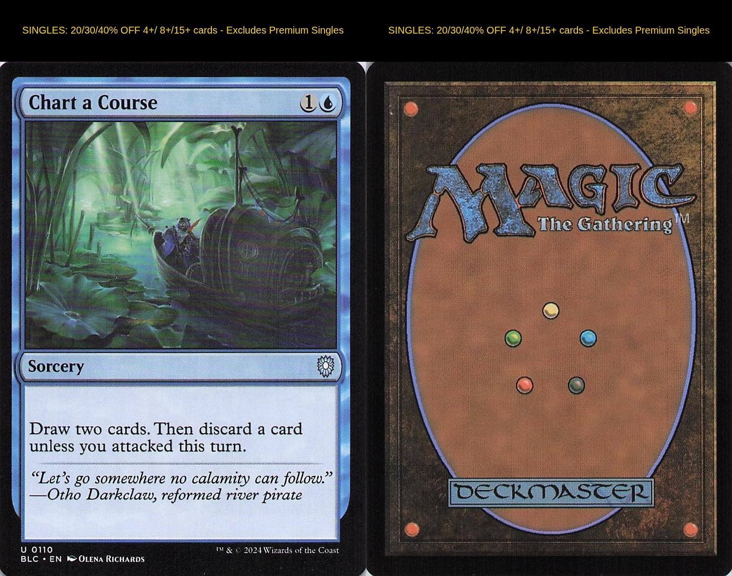 Chart a Course 110 UC Commander: Bloomburrow Magic: The Gathering NM/M