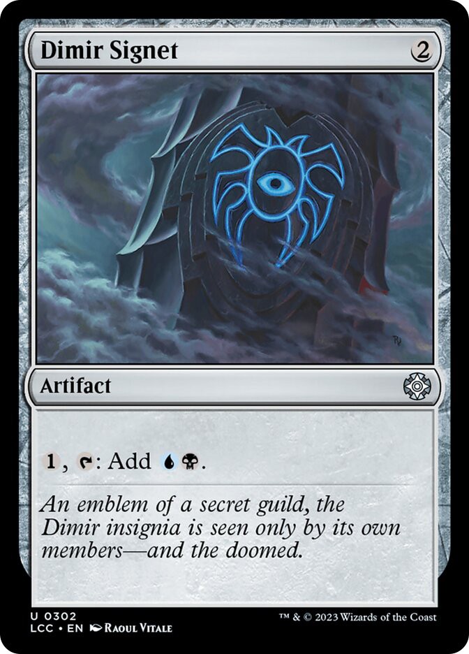 MTG Dimir Signet – The Lost Caverns of Ixalan Commander #302