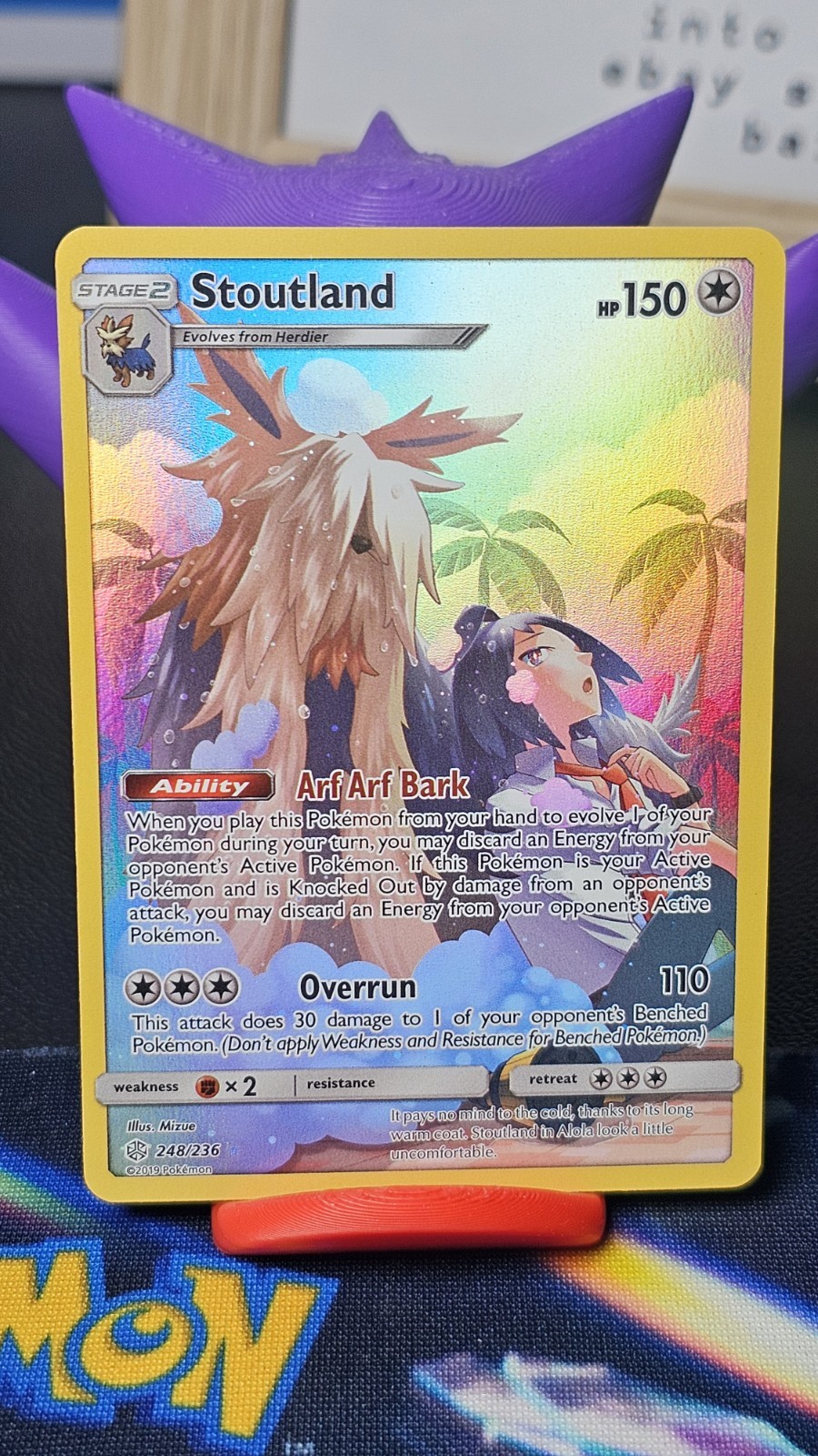 Stoutland (Secret) 248/236 Sm-Cosmic Eclipse Holo NM