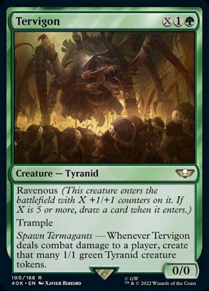 1x Tervigon MTG – Universes Beyond: Warhammer 40,000 – Light Play