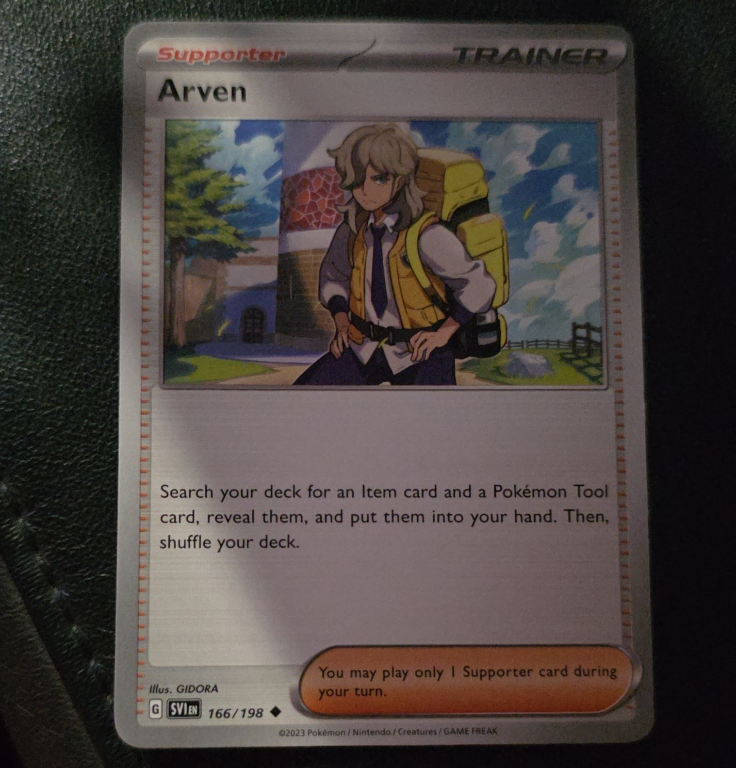Nintendo Pokemon TCG Arven 166/198 Trainer SV01 Holo Uncommon EN
