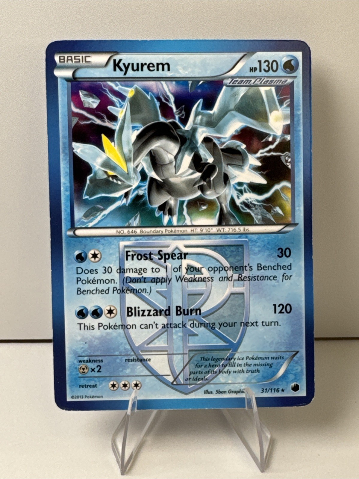 Pokémon TCG Kyurem Plasma Freeze Card 31/116 Rare