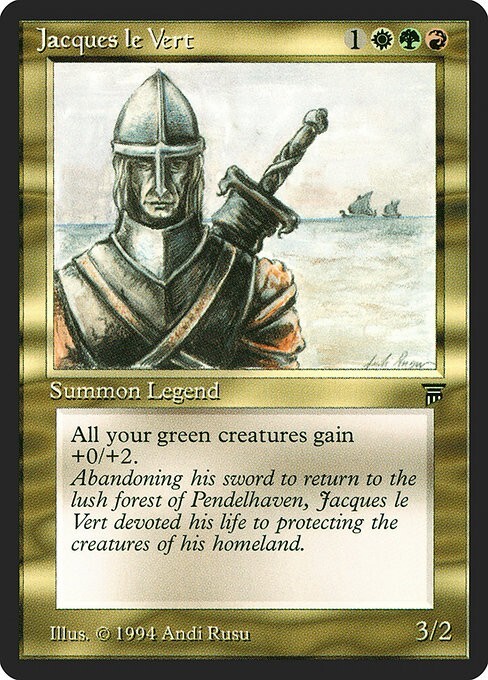 Jacques le Vert 1x MtG ENGLISH Legends LEG SP/NM