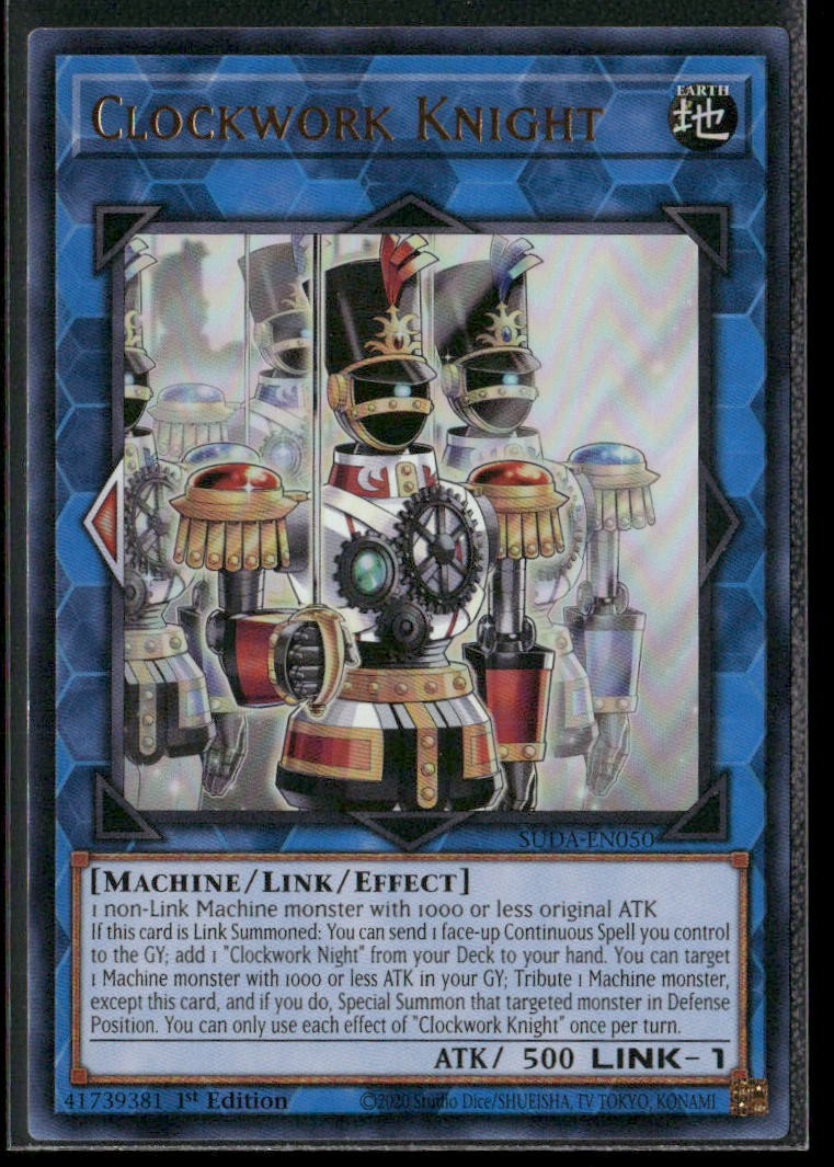 Clockwork Knight 1st Edition Ultra Rare Supreme Darkness SUDA-EN050 NM