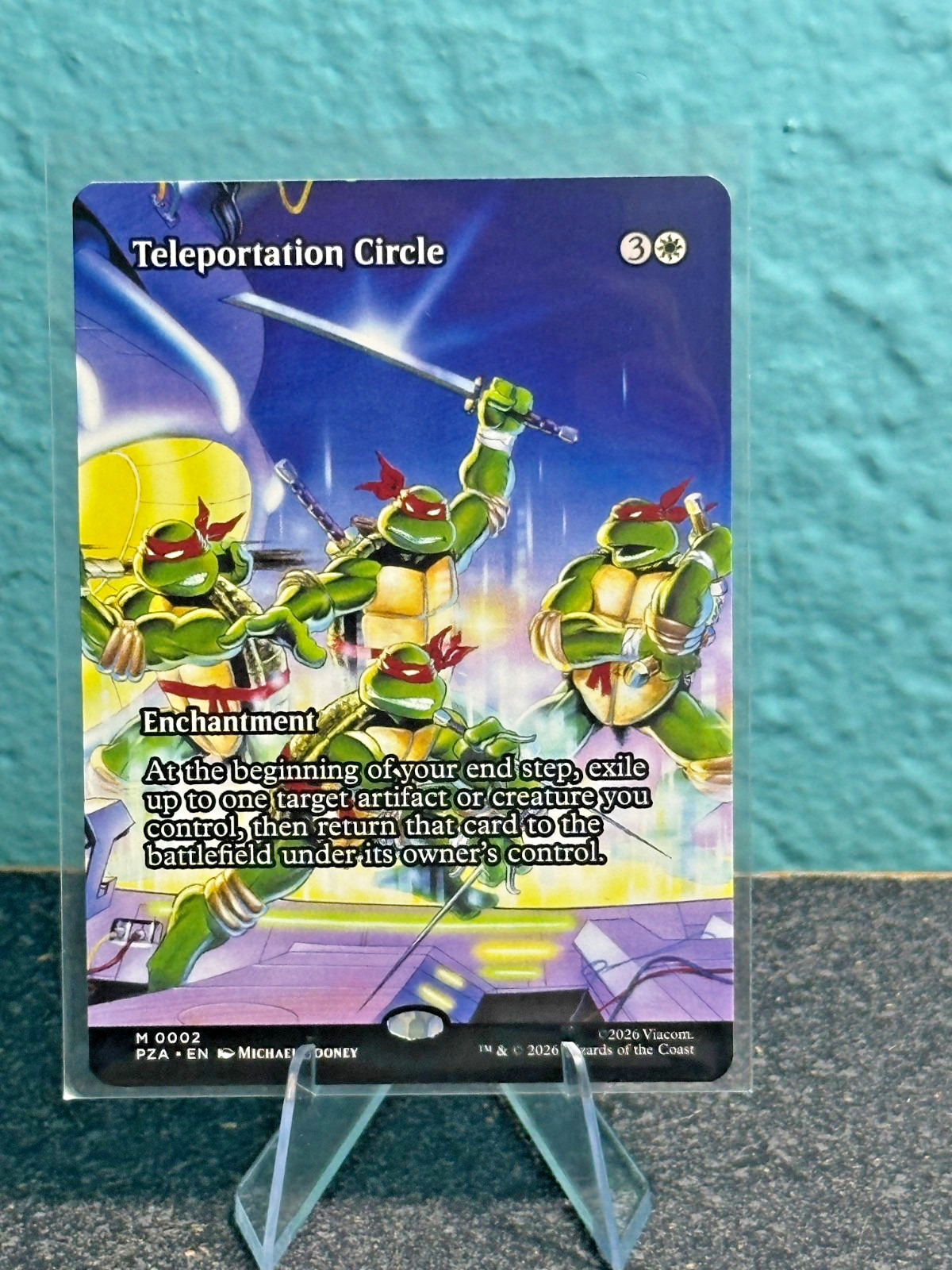 MTG Teleportation Circle (Borderless) [Teenage Mutant Ninja Turtles PZA M 0002