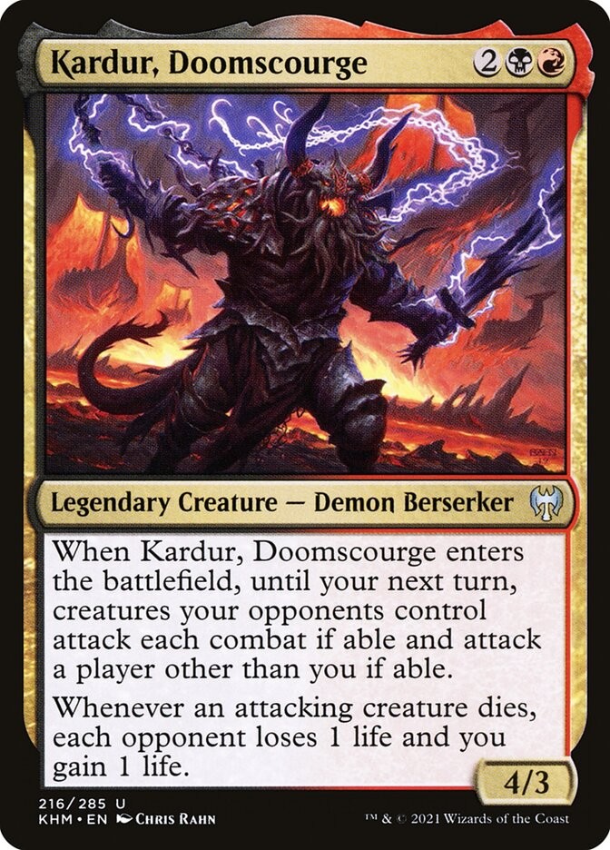 Kardur, Doomscourge (216) Kaldheim KHM MTG Magic