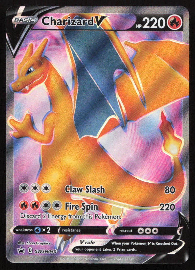 Charizard V – Holo SWSH: Sword & Shield Promo Cards SWSH050 NM N-DESIGN Inc