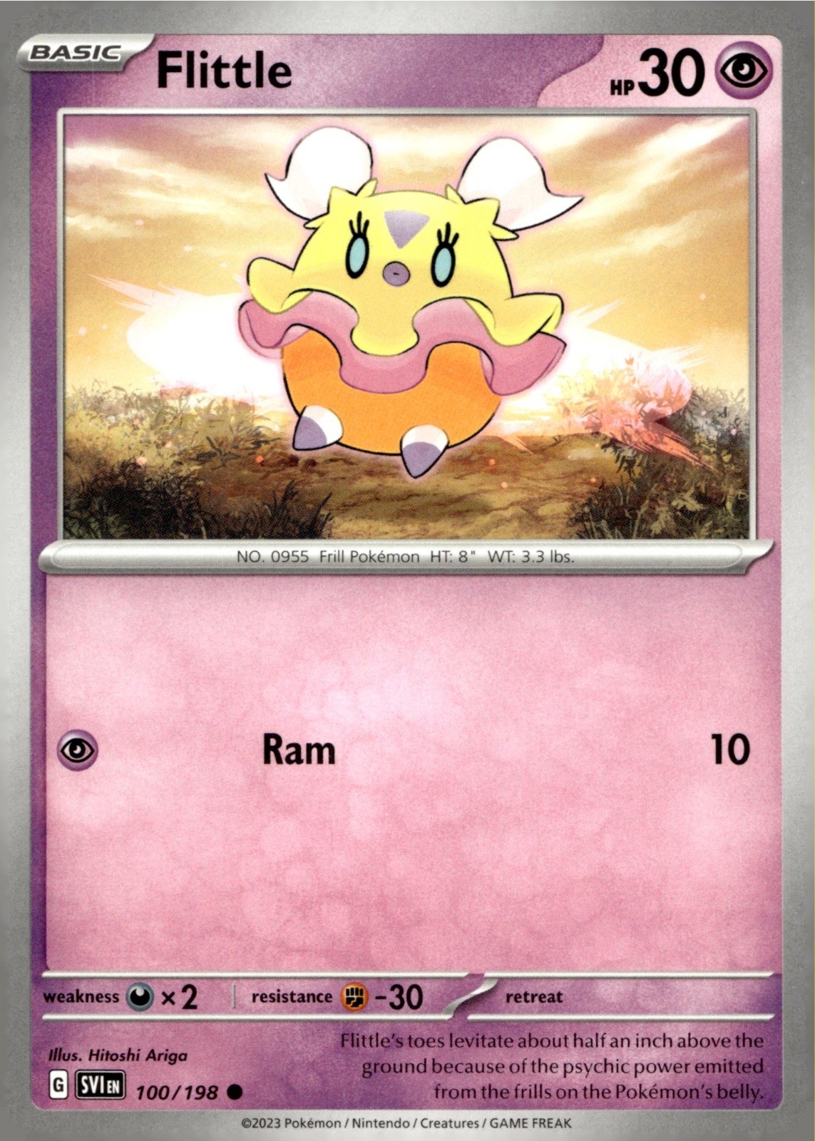 Flittle – 100/198 SV01: Scarlet & Violet Base Set SVI Hitoshi Ariga