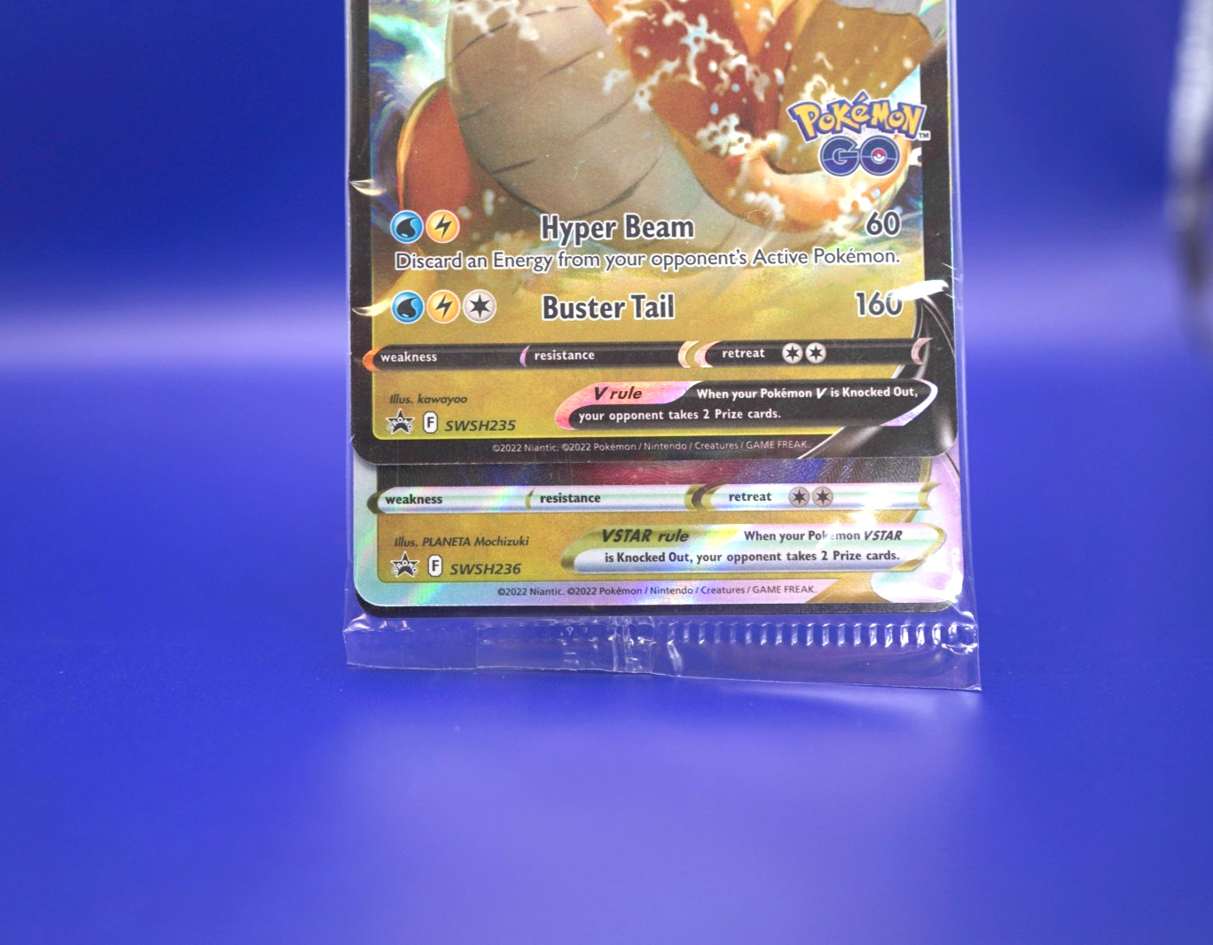 Sealed Dragonite V SWSH235 & VSTAR SWSH236 Pokemon GO Promo + Energy + Dice