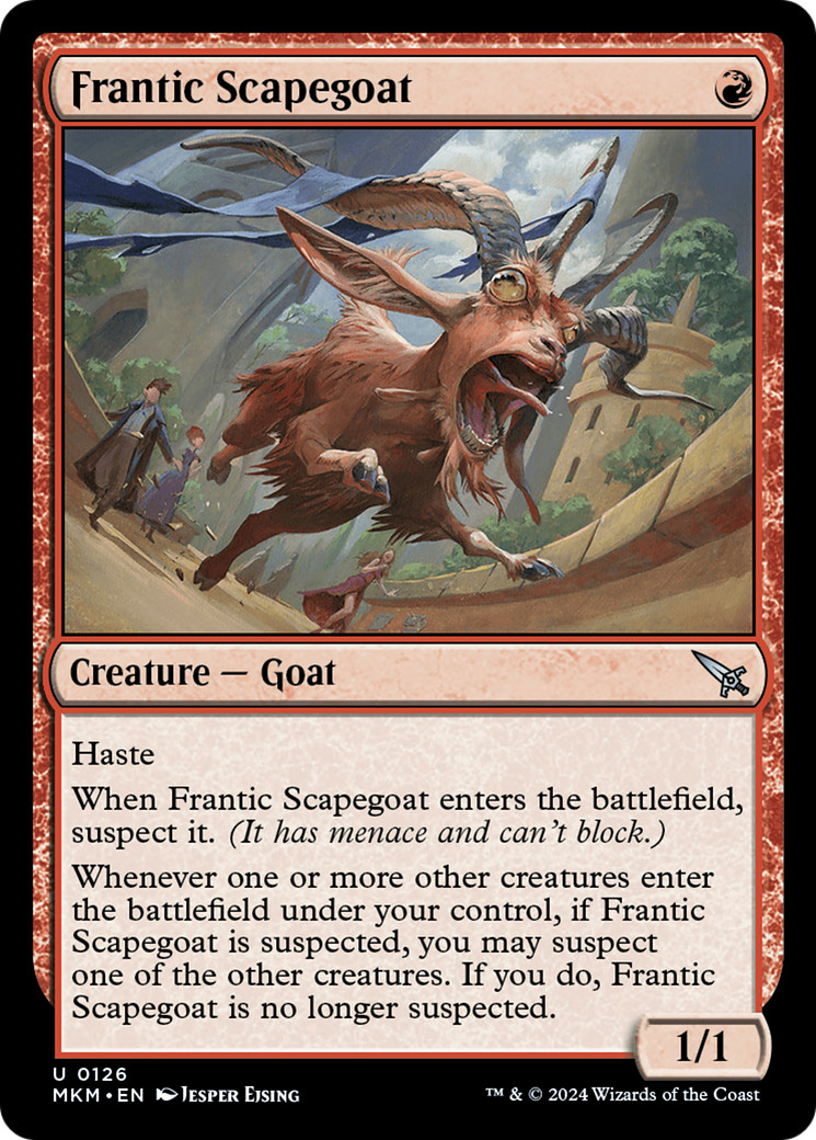 x1 Frantic Scapegoat MKM MTG 126 UNCOMMON M/NM 1x