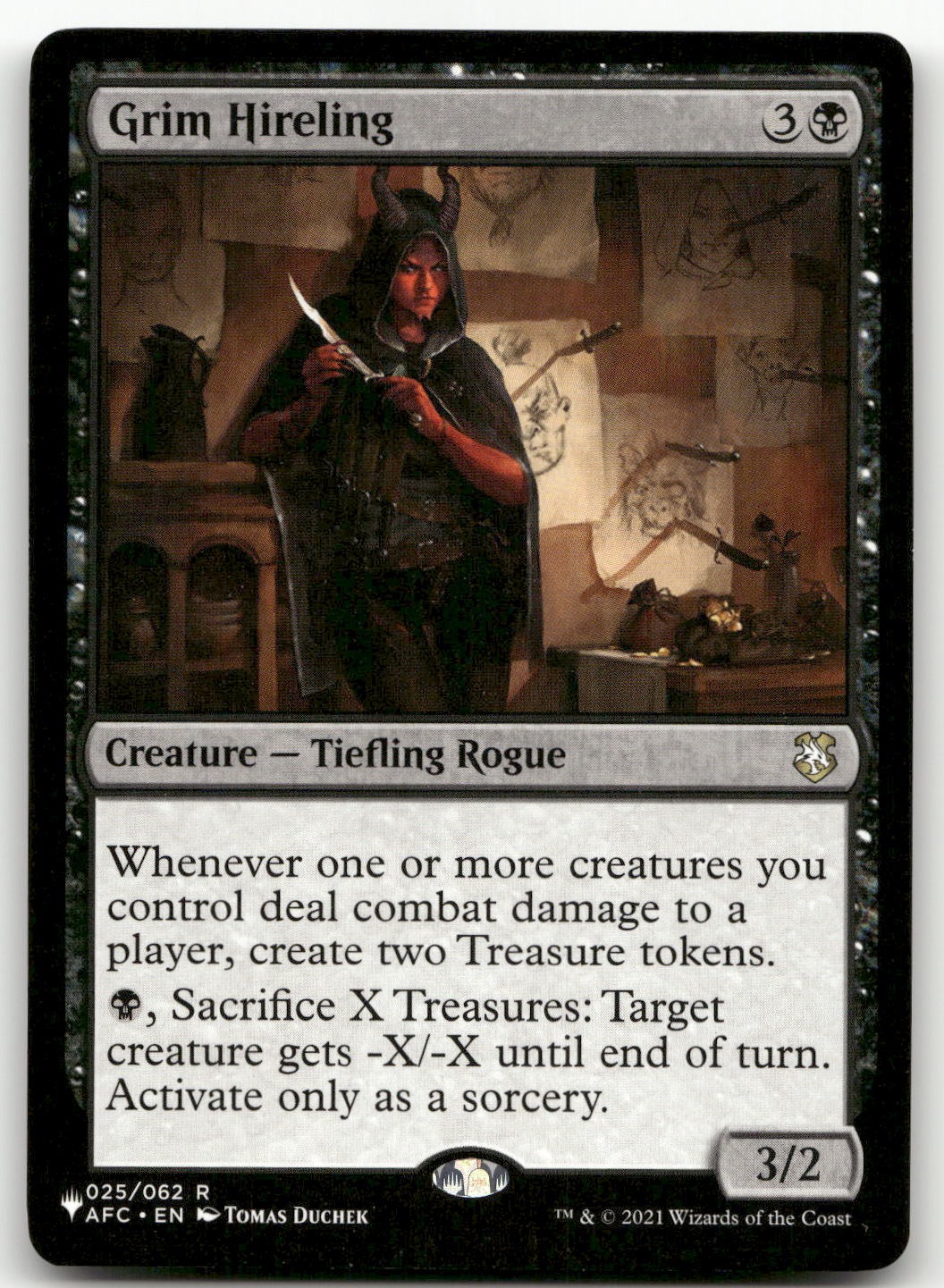 Grim Hireling #025/062 (NM) List Reprints LIST LIST Magic MTG