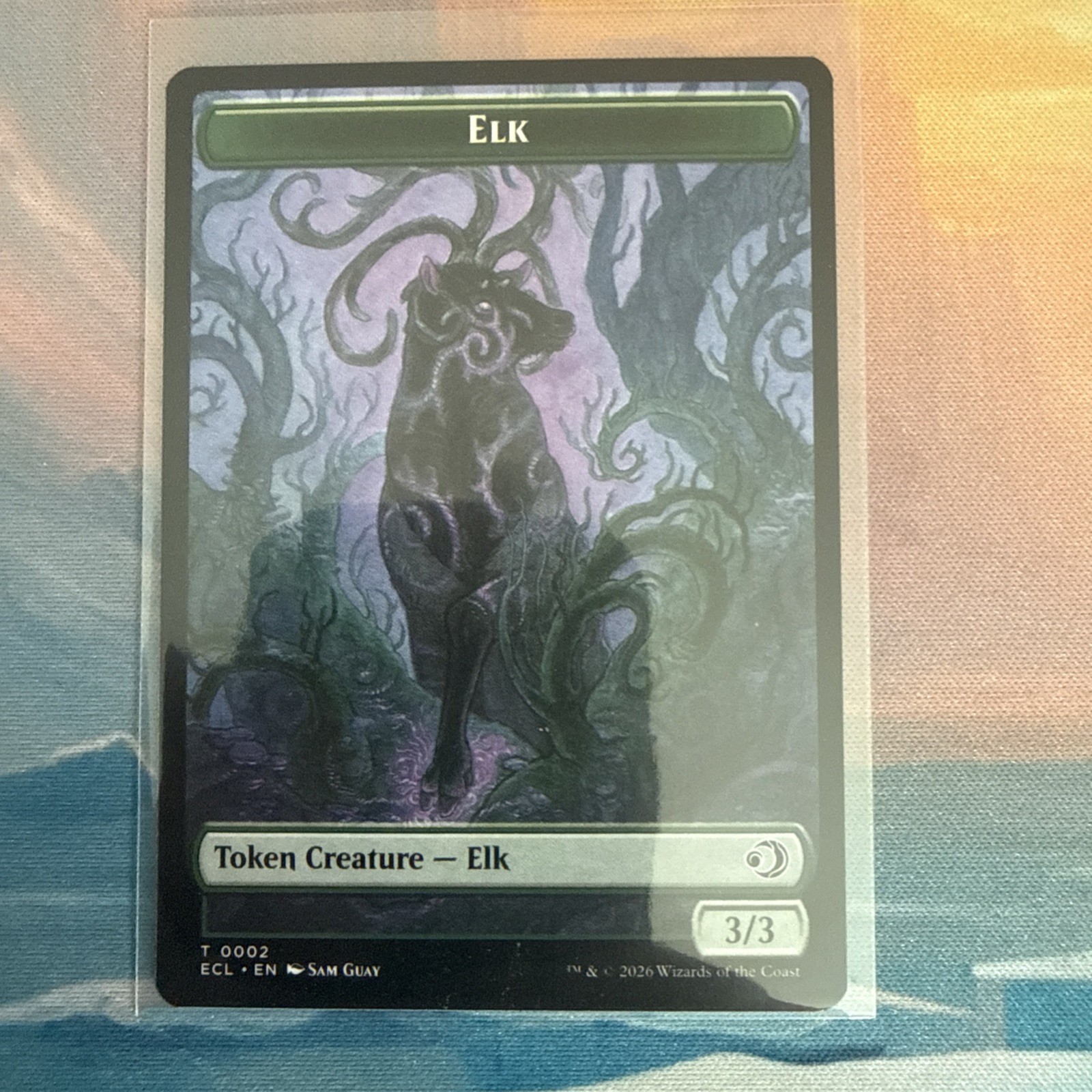 Elk // Mutavault Double-Sided Token #2 // 11 (NM) ECL Magic MTG
