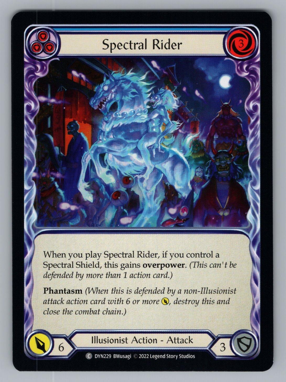 SPECTRAL RIDER (BLUE) DYN229 C FLESH AND BLOOD NM WISNU TAN!(
