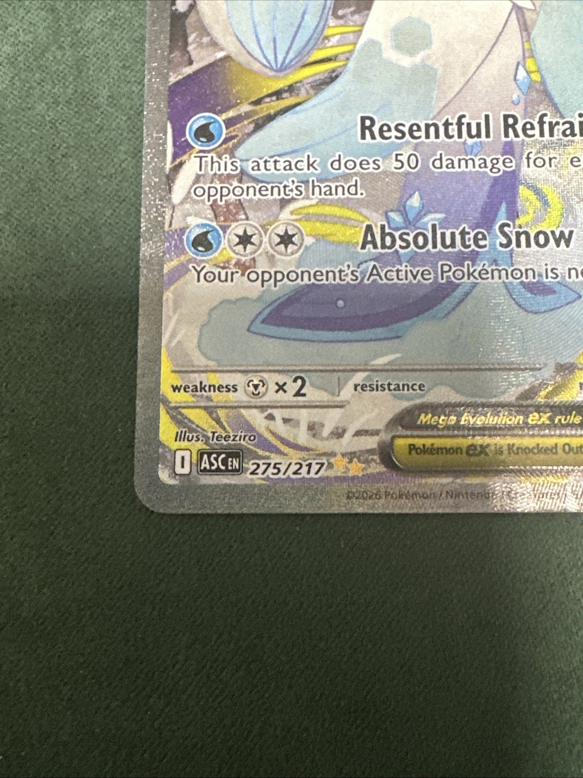 Mega Froslass ex 275/217 SIR Ascended Heroes Pokemon English NM