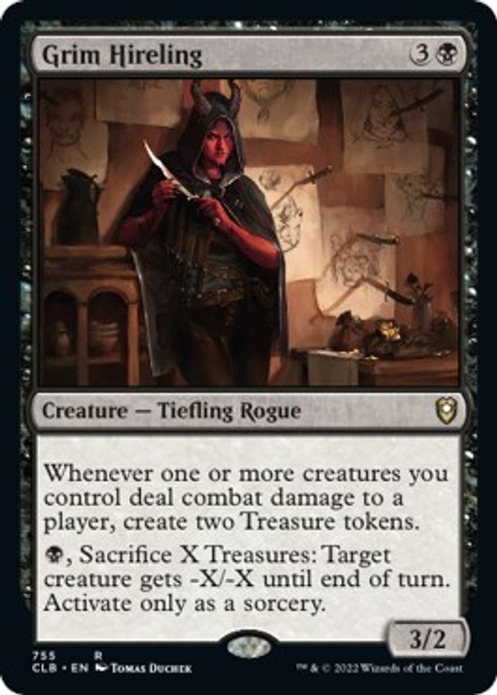 Grim Hireling #755 (NM) Commander Legends: Battle for Baldur’s Gate (CLB) MTG