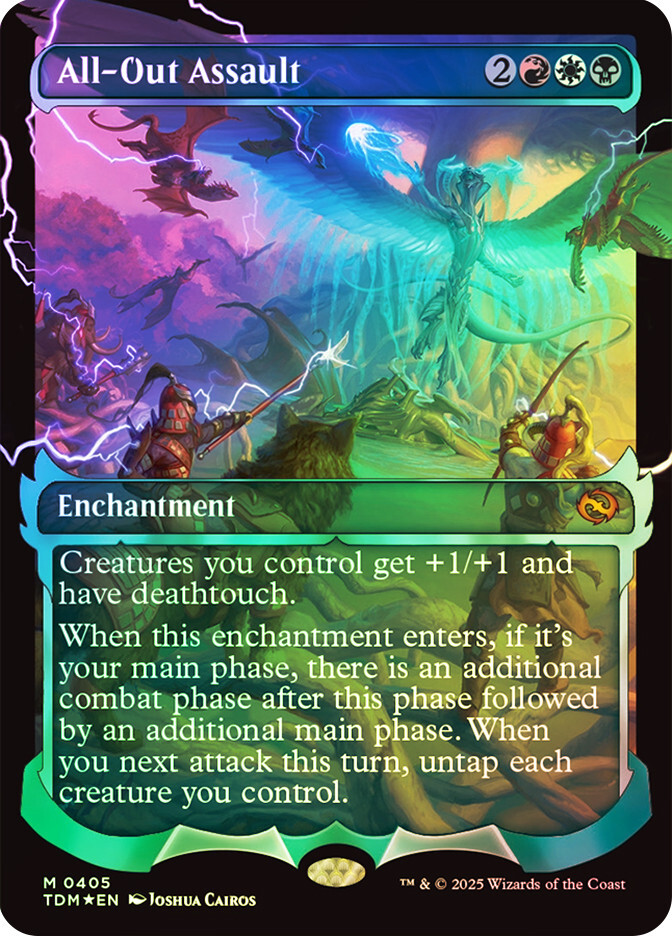 MTG FOIL All-Out Assault Showcase – Tarkir: Dragonstorm #405