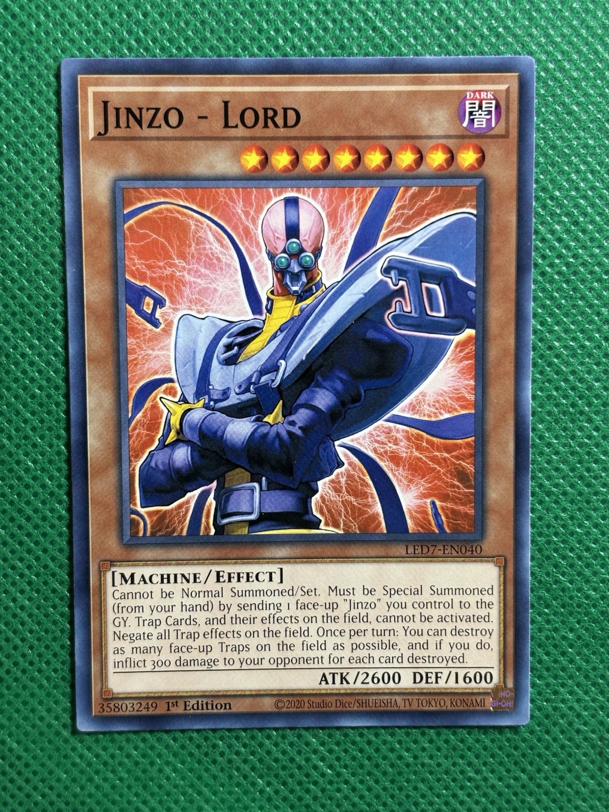 YuGiOh! – Jinzo – Lord LED7-EN040 Common 1st Edition Near Mint