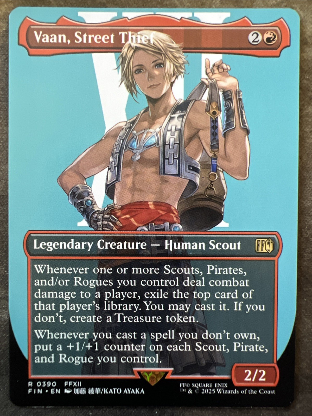 Vaan, Street Thief (Borderless) Final Fantasy Regular