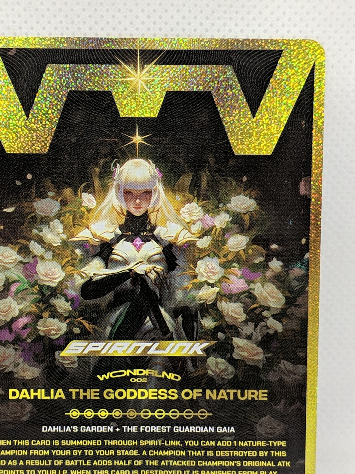 Wondrlnd TCG Starlight Genesis Dahlia The Goddess Of Nature SAR 081/150