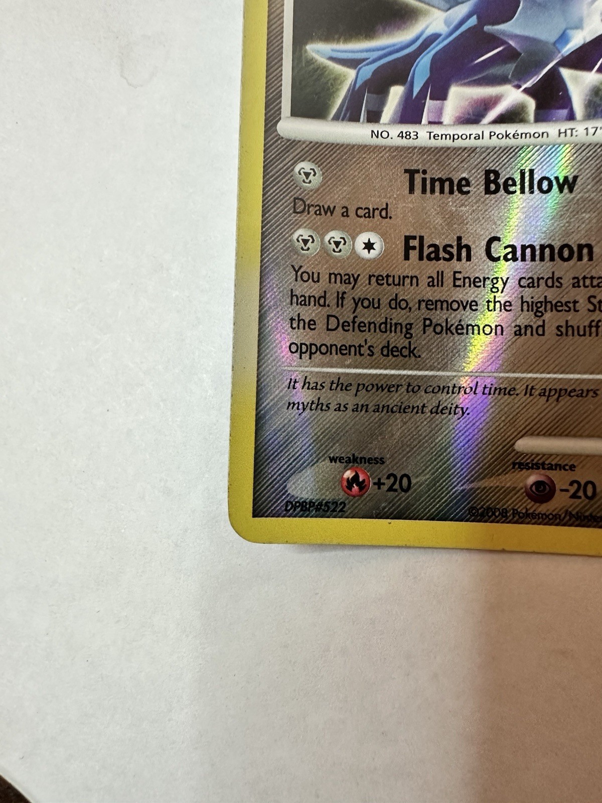 Dialga [Reverse Holo] 4/100 Pokemon Majestic Dawn – See Photos!