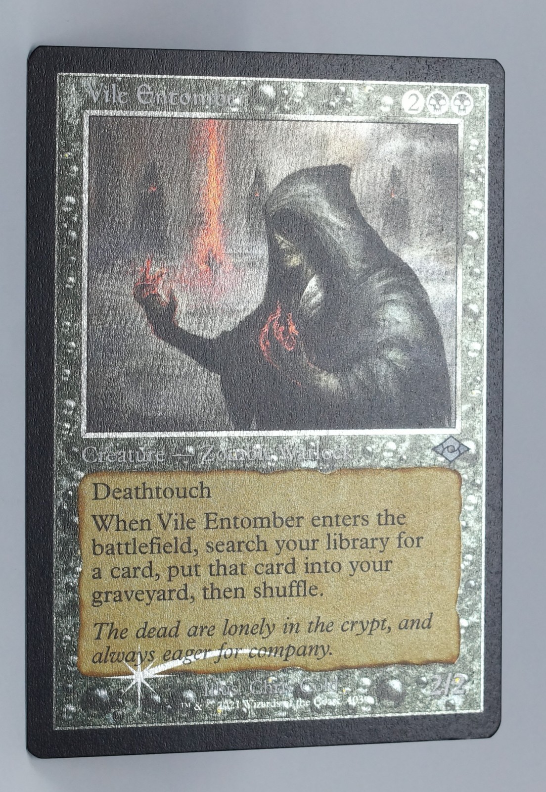 Magic the Gathering Modern Horizons 2 #403 Vile Entomber Retro Frame Foil Etched