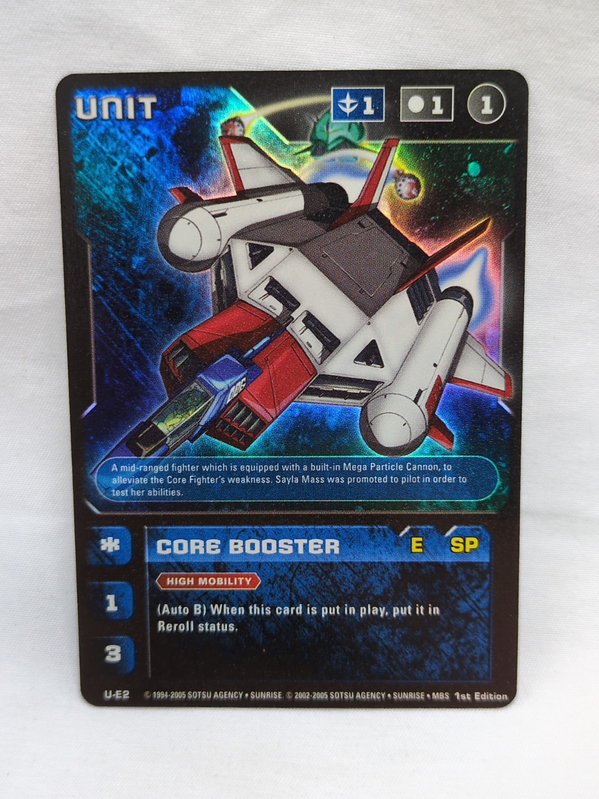 Foil Common Core Booster Gundam War CCG Card U-E2 1st Ed