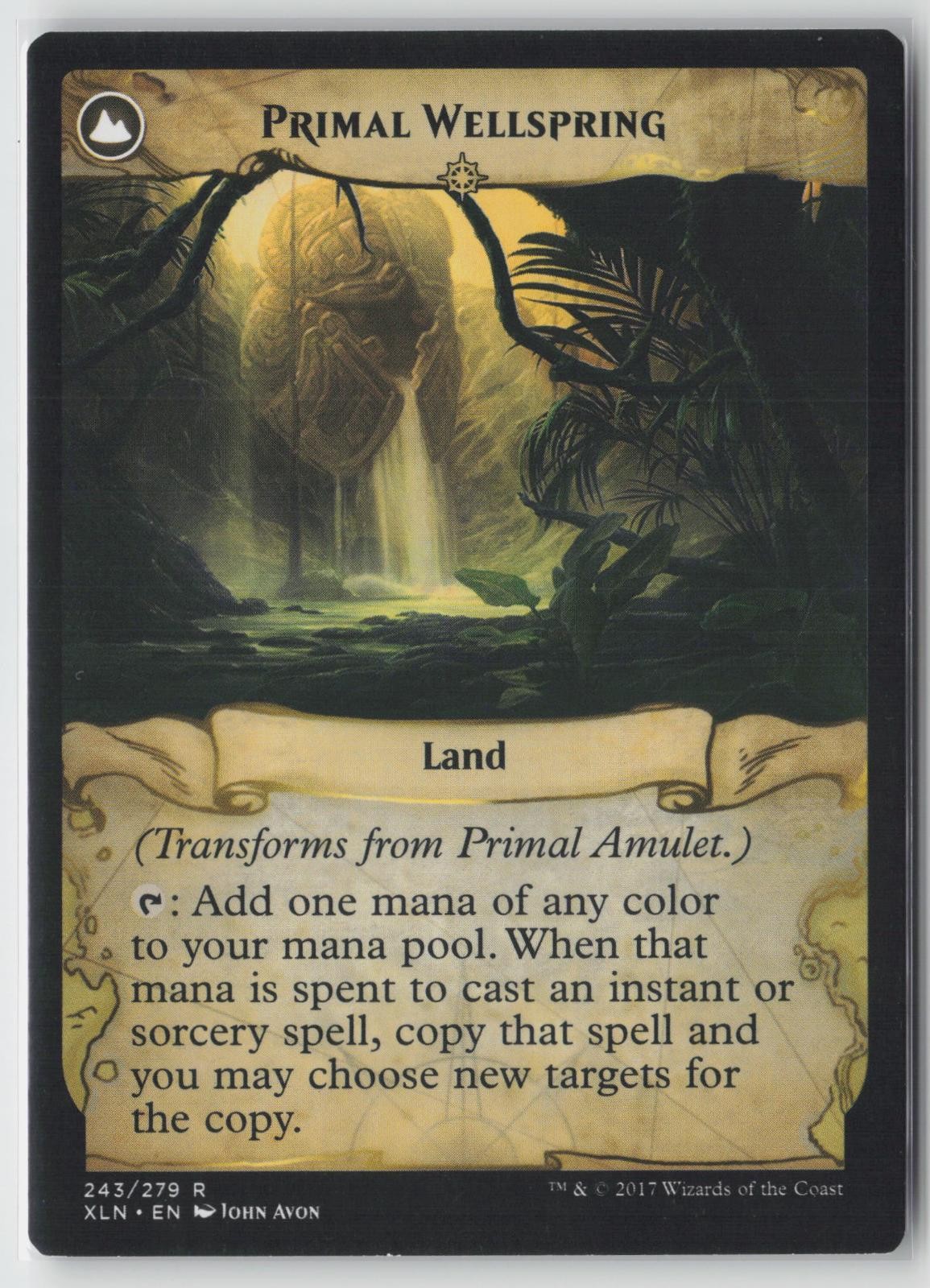 Primal Amulet Lightly Played 243 Ixalan Magic: The Gathering
